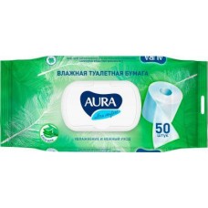 Туалетная бумага Aura Ultra Comfort влажная с крышкой 50шт в магазинах Магнит