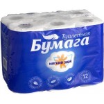 Туалетная бумага Мягкий знак 2 слоя 12 рулонов