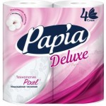 Туалетная бумага Papia Deluxe 4 рулона 4 слоя