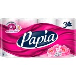 Туалетная Бумага Papia Secret Garden 3 слоя 8 рулонов