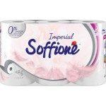 Туалетная бумага SOFFIONE Imperial Туалетная бумага Пион 4сл 6рул