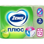 Туалетная бумага Zewa Плюс Яблоко 2 слоя 12 рулонов