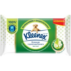 Влажная туалетная бумага Kleenex Skin Kind 38л в магазинах Магнит
