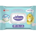 Влажная туалетная бумага Watashi детская 40шт