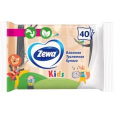 Влажная туалетная бумага Zewa Детская 40шт в магазинах Магнит