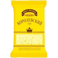 Сыр Брест-Литовск Королевский полутвёрдый 45% 200г в магазинах Магнит