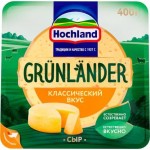 Сыр Grunlander полутвёрдый 50% 400г Сыр Grunlander полутвёрдый 50% 400г