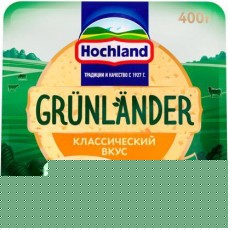 Сыр Grunlander полутвёрдый 50% 400г в магазинах Магнит