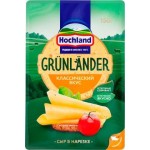 Сыр Hochland Грюнландер нарезка 50% 150г Сыр Hochland Грюнландер нарезка 50% 150г