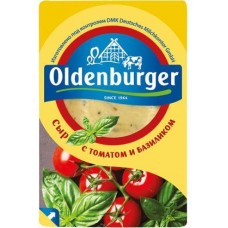 Сыр Oldenburger с томатом базиликом нарезка 50% 125г в магазинах Магнит