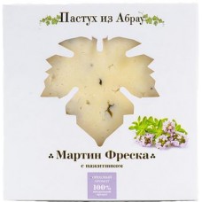 Сыр Пастух из Абрау Мартин Фреска с пажитником 50% в магазинах Магнит