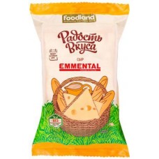 Сыр Радость вкуса Эмменталь 45% 200г в магазинах Магнит
