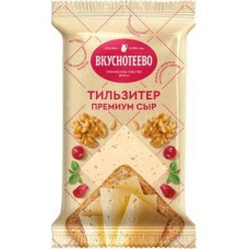 Сыр Вкуснотеево Тильзер Премиум 45% 200г в магазинах Магнит