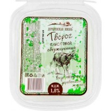 Творог Деревенская жизнь обезжиренный 350г в магазинах Магнит