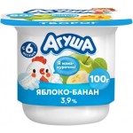 Творог детский Агуша Яблоко банан 3.9% 100г