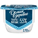 Творог Домик в деревне мягкий 5.5% 170г