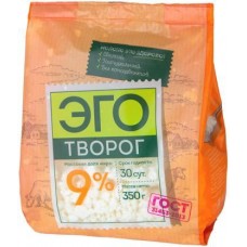 Творог Эго 9% 350г в магазинах Магнит