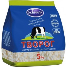 Творог Экомилк 5% 350г в магазинах Магнит