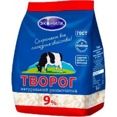 Творог Экомилк 9% 350г в магазинах Магнит