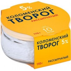 Творог Коломенский 5 110г в магазинах Магнит
