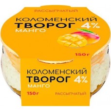 Творог Коломенское Молоко рассыпчатый манго 150г в магазинах Магнит