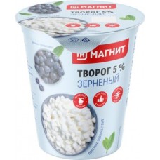 Творог Магнит зерненый 5% 300г в магазинах Магнит