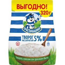 Творог Простоквашино рассыпчатый 5% 320г в магазинах Магнит