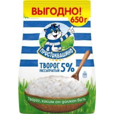 Творог Простоквашино рассыпчатый 5% 650г в магазинах Магнит