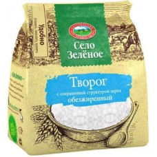 Творог Село Зеленое обезжиренный 200г в магазинах Магнит