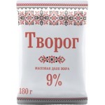 Творог Славянские кружева 9% 180г
