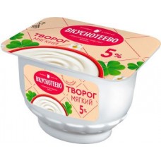 Творог Вкуснотеево мягкий 5% 175г в магазинах Магнит