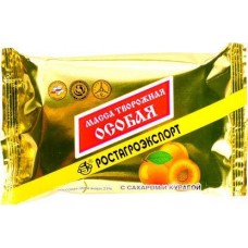 Масса творожная Ростагроэкспорт Особая с курагой 23% 180г в магазинах Магнит