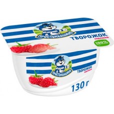 Продукт творожный Простоквашино малина 3.6% 130г в магазинах Магнит