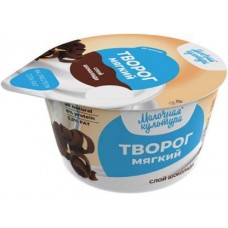 Творог Молочная культура мягкий с наполнителем шоколадный маскарпоне 3.5% 130г в магазинах Магнит