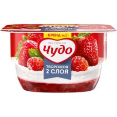 Творожок Чудо Клубника-земляника 4% 100г в магазинах Магнит