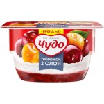 Творожок Чудо Вишня-черешня 4% 100г Творожок Чудо Вишня-черешня 4% 100г