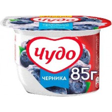 Воздушный творожок Чудо со вкусом черники 5.8% 85г в магазинах Магнит