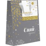 Пакет Пакетико 22.7*18*10см матовая ламинация MA Silver