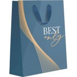 Пакет Пакетико подарочный матовая ламинация с тиснением МТ ПДЛ М 22.7х18х10см