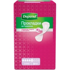 Прокладки Depend Super урологические при недержании 8шт в магазинах Магнит