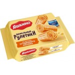 Вафельные рулетики Яшкино со вкусом сгущенного молока 160г