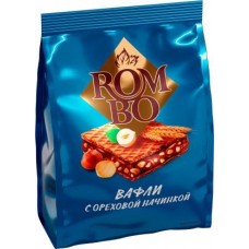 Вафли Rombo с ореховой начинкой 200г в магазинах Магнит