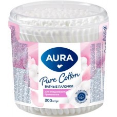Ватные палочки Aura 200шт в магазинах Магнит