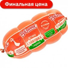 Ветчина Вязанка Сливушка с индейкой вареная 400г в магазинах Магнит