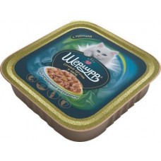 Корм для кошек Шермурр Сочные кусочки мяса с курицей в желе 100г в магазинах Магнит