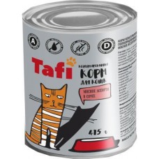 Влажный корм для кошек Tafi мясное ассорти 415г в магазинах Магнит