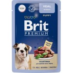 Влажный корм для щенков Brit телятина 85г
