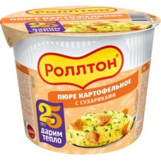 Картофельное пюре Роллтон с сухариками 40г в магазинах Магнит