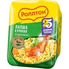 Лапша Роллтон Куриная по-домашнему 90г в магазинах Магнит