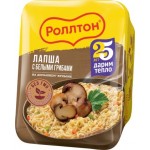 Лапша Роллтон с белыми грибами 90г